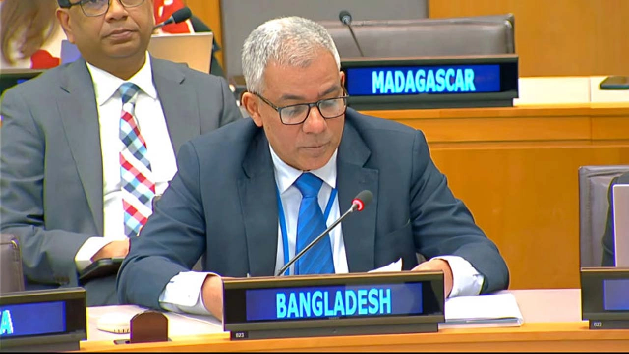জাতিসংঘে বাংলাদেশের স্থায়ী প্রতিনিধি রাষ্ট্রদূত সালাহউদ্দিন নোমান চৌধুরী