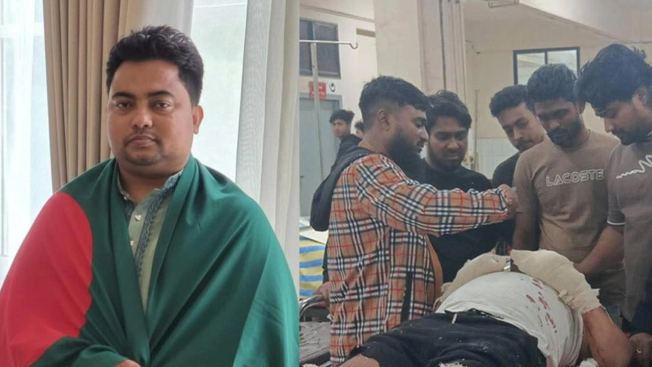 আহত যুবদল নেতা আরিফুজ্জামান কামাল (৪২)