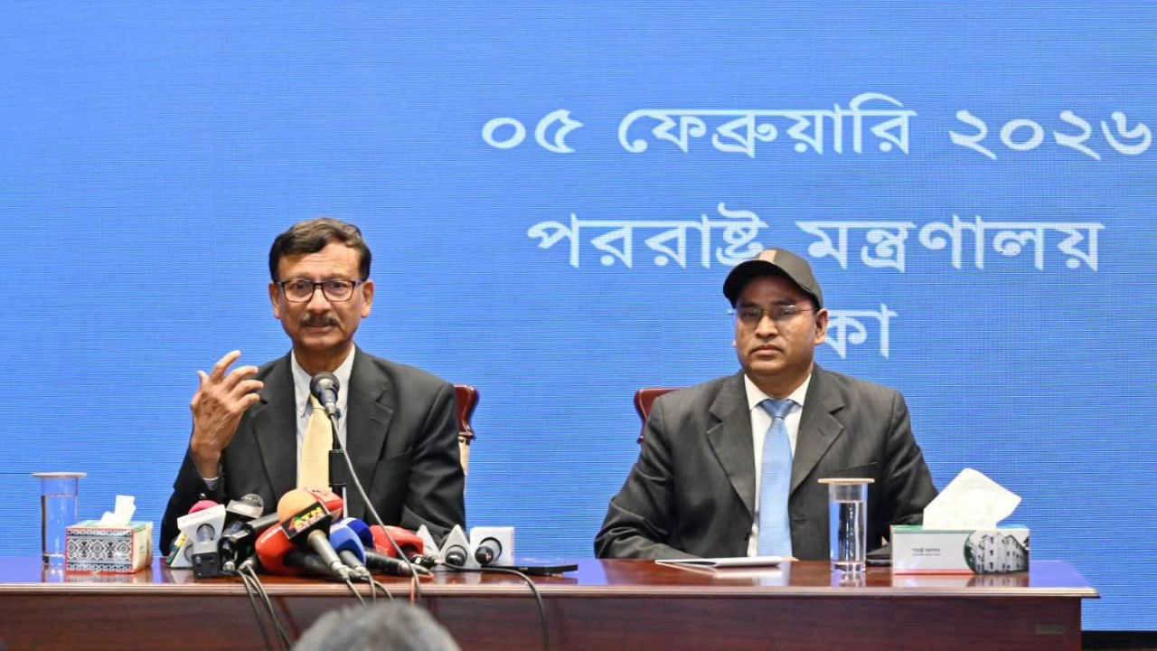 পররাষ্ট্র উপদেষ্টা মো. তৌহিদ হোসেন