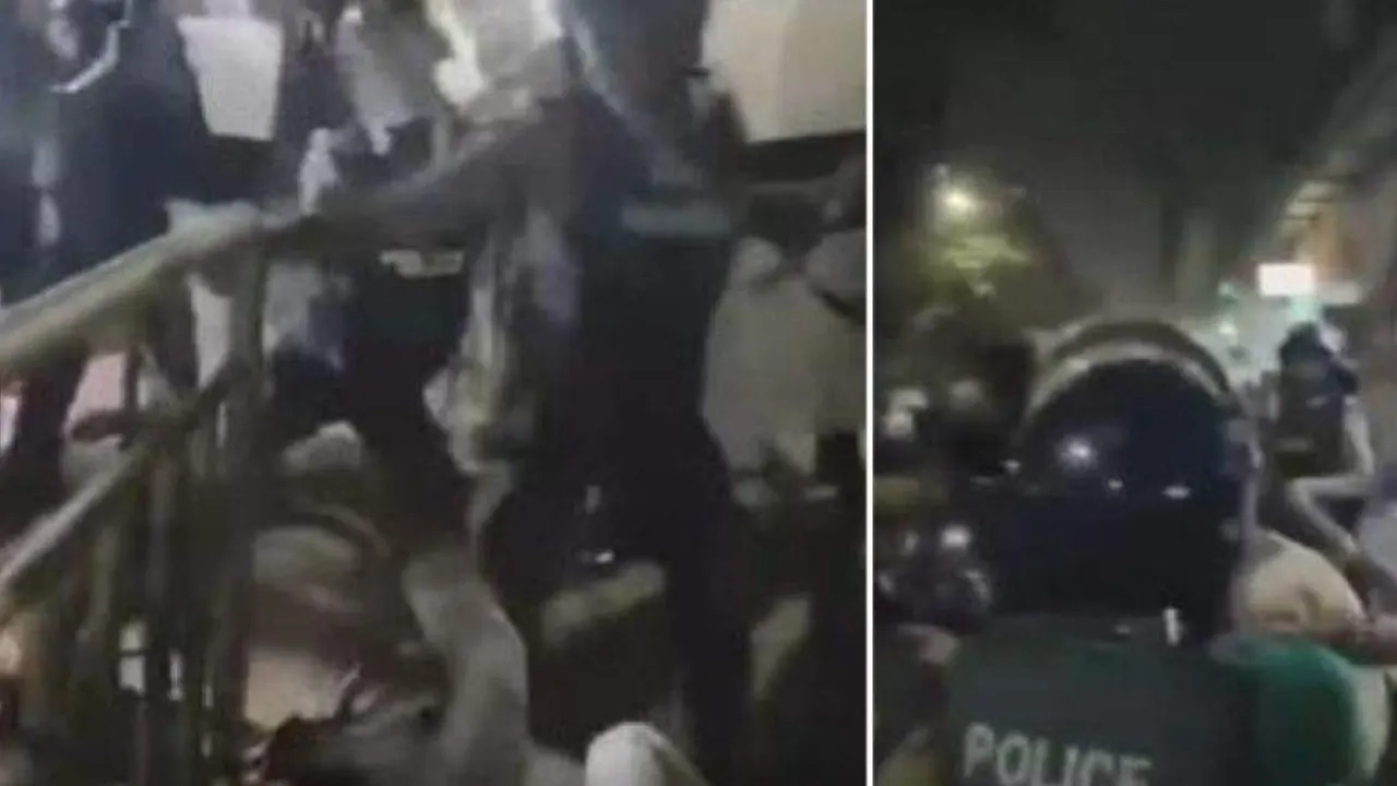 শাহবাগে মহিউদ্দিন রনিকে বেধড়ক পেটাল পুলিশ