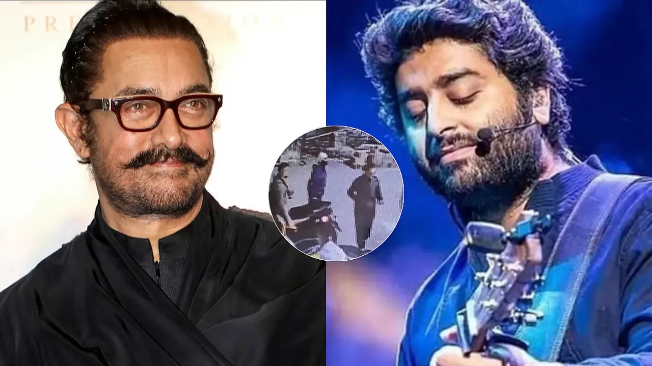 অনুমতি ছাড়া মধ্যরাতে কলেজে ঢুকে বিতর্কে আমির খান-অরিজিৎ সিং