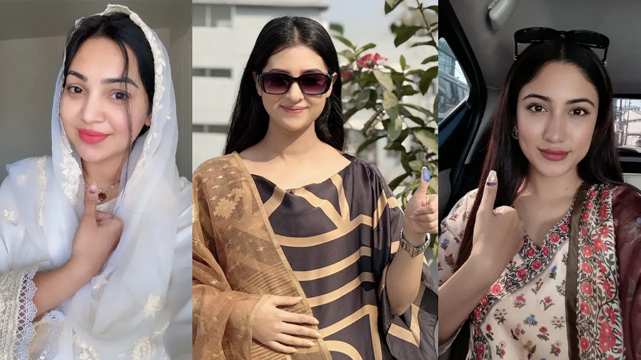 ভোট দিলেন শোবিজ তারকারা, ভক্তদের সাথে শেয়ার করলেন মুহূর্ত