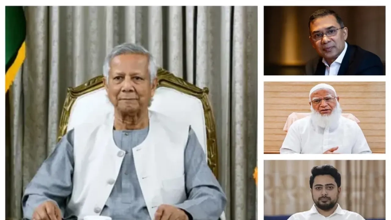 তিন দলের প্রধানের সঙ্গে প্রধান উপদেষ্টার ফোনালাপ