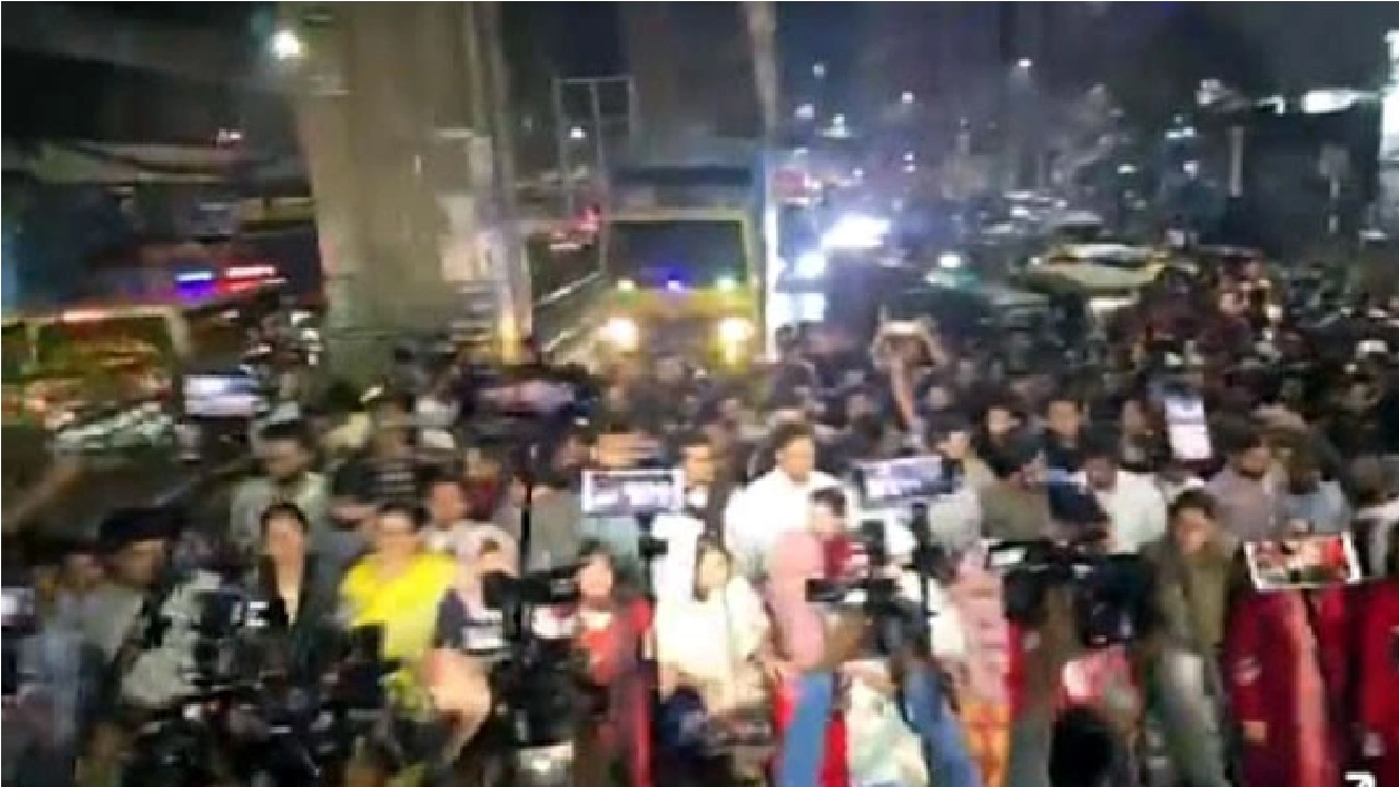 এনসিপির বিক্ষোভ