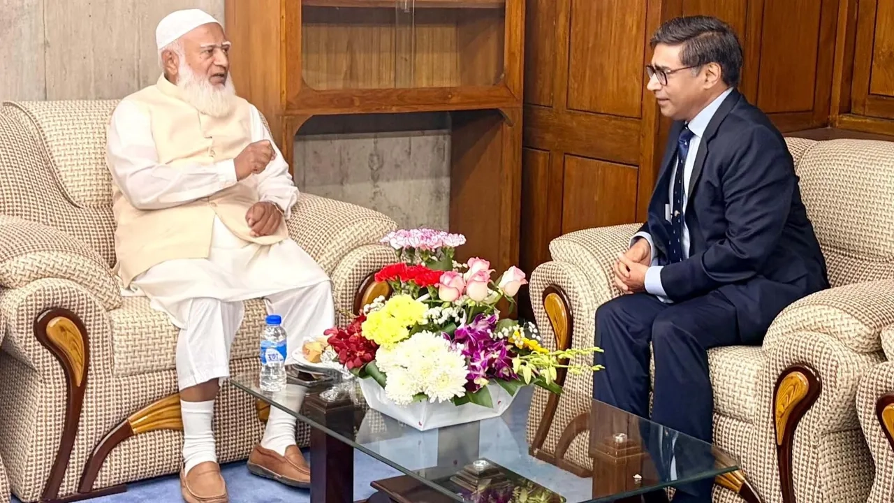 জামায়াত আমিরের সঙ্গে ভারতের পররাষ্ট্র সচিবের সাক্ষাৎ