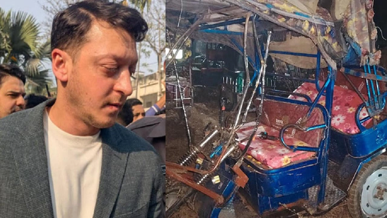 রোহিঙ্গা ক্যাম্প থেকে ফেরার পথে দুর্ঘটনার কবলে ফুটবলার ওজিলের গাড়িবহর