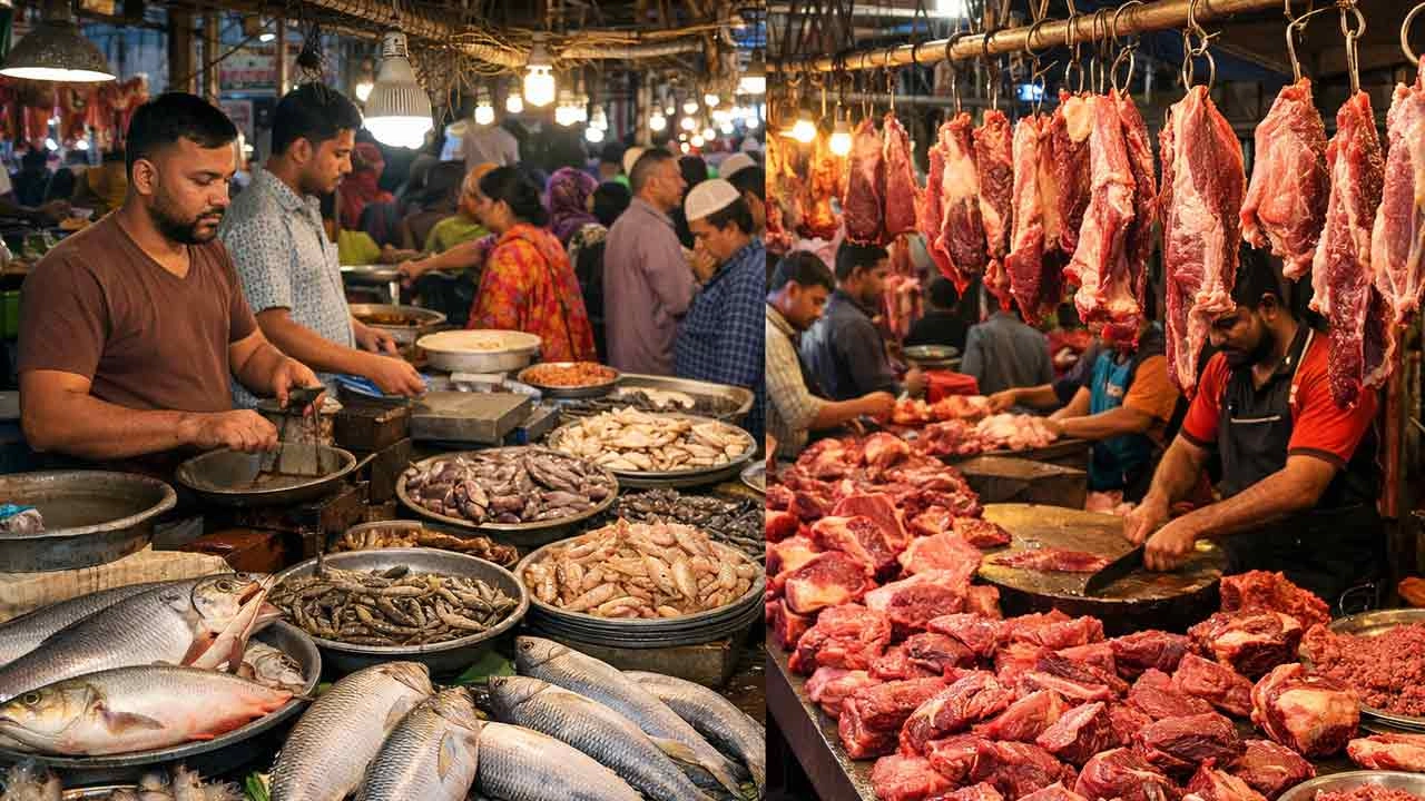‎রমজানের শুরুতেই মাছ-মাংসের দামে আগুন