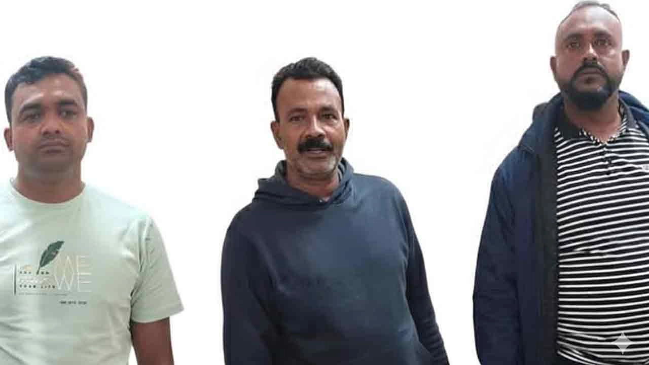 গ্রেপ্তারকৃত তিনজন