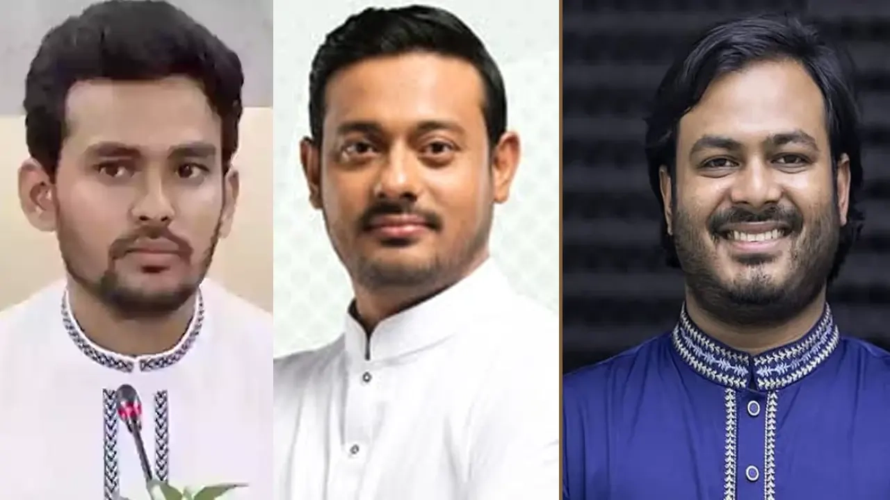 আসিফ মাহমুদ সজীব ভূঁইয়া, নাসিরুদ্দিন পাটোয়ারী ও আরিফুল ইসলাম আদীব