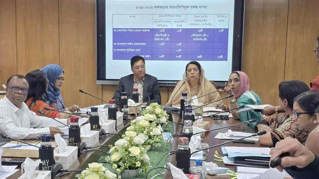 বেসামরিক বিমান পরিবহন ও পর্যটন মন্ত্রী আফরোজা খানম