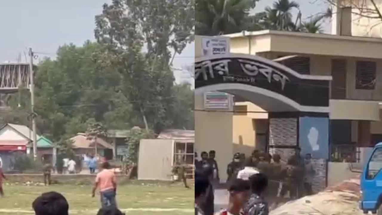 মতলব উত্তরের ছেংগারচর পৌর হাট-বাজার টেন্ডার জমা নিয়ে বিএনপির দুই গ্রুপের ধাওয়া-পাল্টা ধাওয়া।