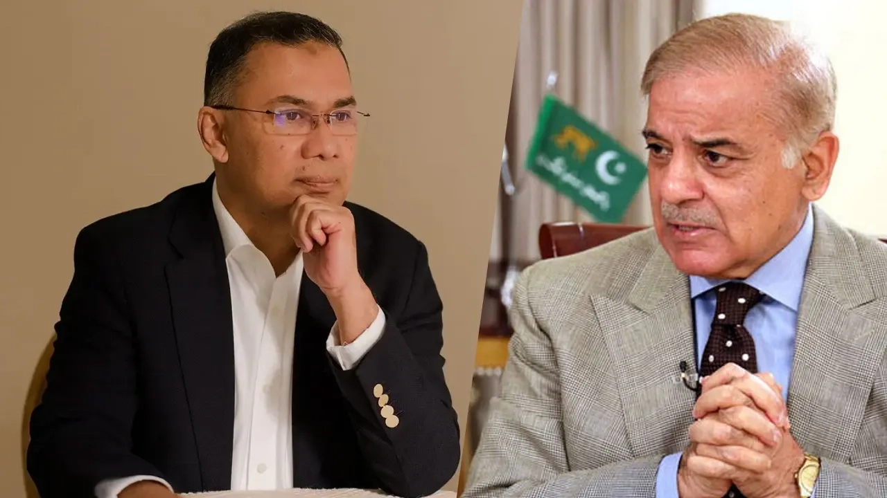 বাংলাদেশের প্রধানমন্ত্রী তারেক রহমান ও পাকিস্তানের প্রধানমন্ত্রী শাহবাজ শরিফ | ছবি: সংগৃহীত