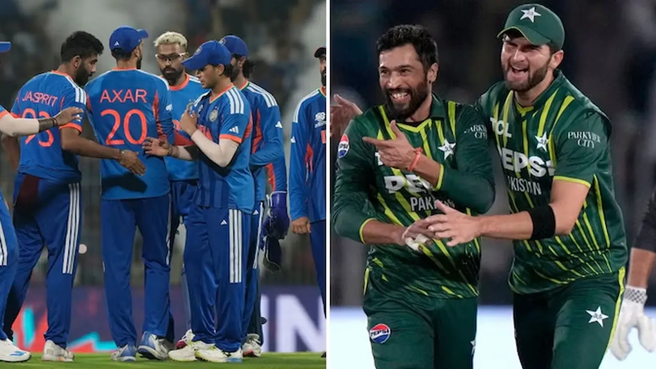 ভারত ও পাকিস্তান ক্রিকেট দলের ফাইল ছবি