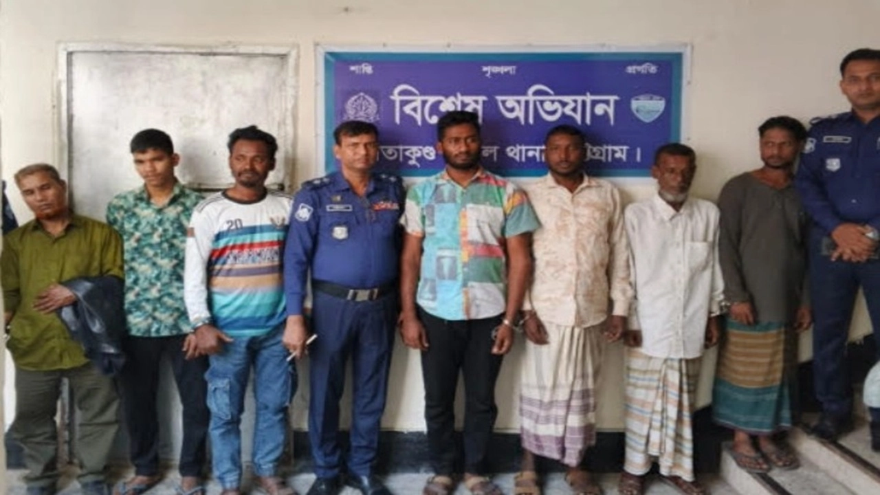 যুবদল-স্বেচ্ছাসেবক দলের দুই নেতাসহ আটক ৭