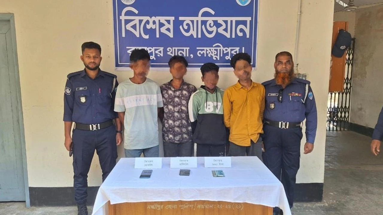 রায়পুরে দুঃসাহসিক ছিনতাই, অভিযানে চারজন গ্রেপ্তার