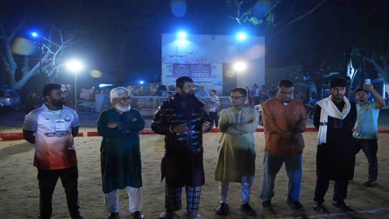 শাবিতে রুদ্র মেমোরিয়াল শর্ট পিচ ক্রিকেট টুর্নামেন্টের উদ্বোধন