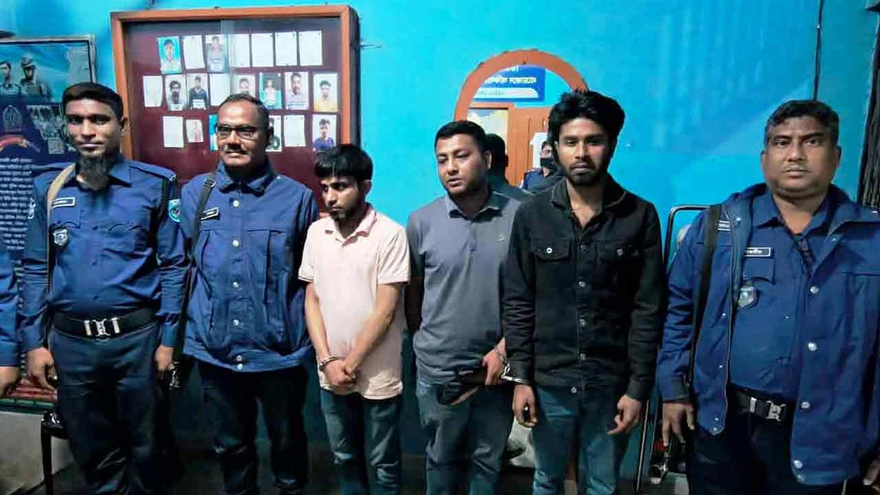 গাইবান্ধায় বিএনপি ও ছাত্রদলের ৩ নেতা গ্রেপ্তার