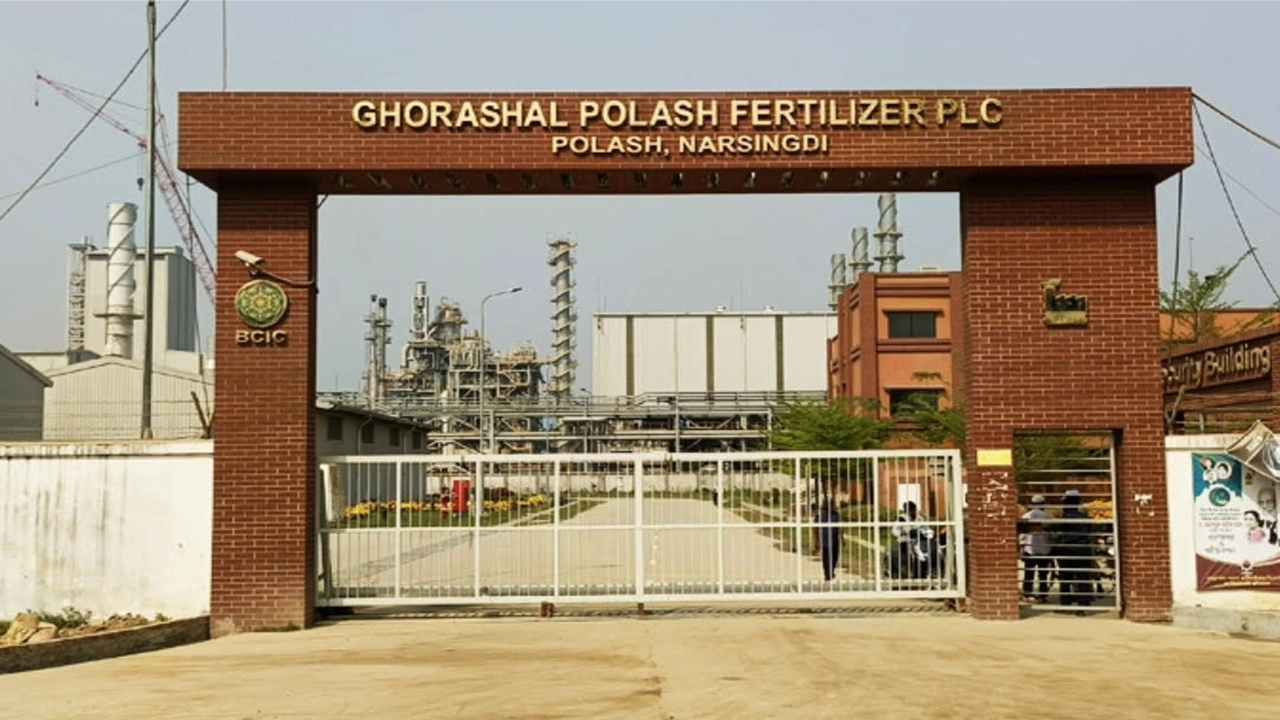 নরসিংদীর পলাশের ঘোড়াশাল-পলাশ ফার্টিলাইজার  সার কারখানা