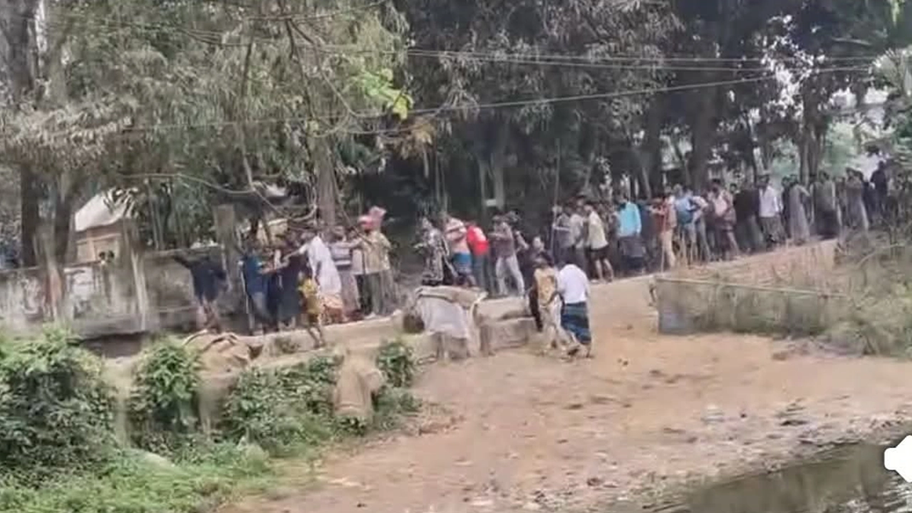 হবিগঞ্জের লাখাইয়ে তুচ্ছ ঘটনাকে কেন্দ্র করে দুই পক্ষের সংঘর্ষ