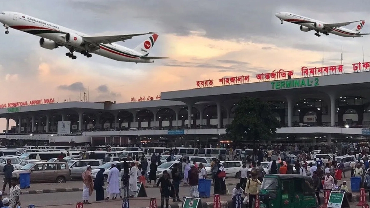 শাহজালাল বিমানবন্দর থেকে ৩৩টি ফ্লাইট বাতিল 