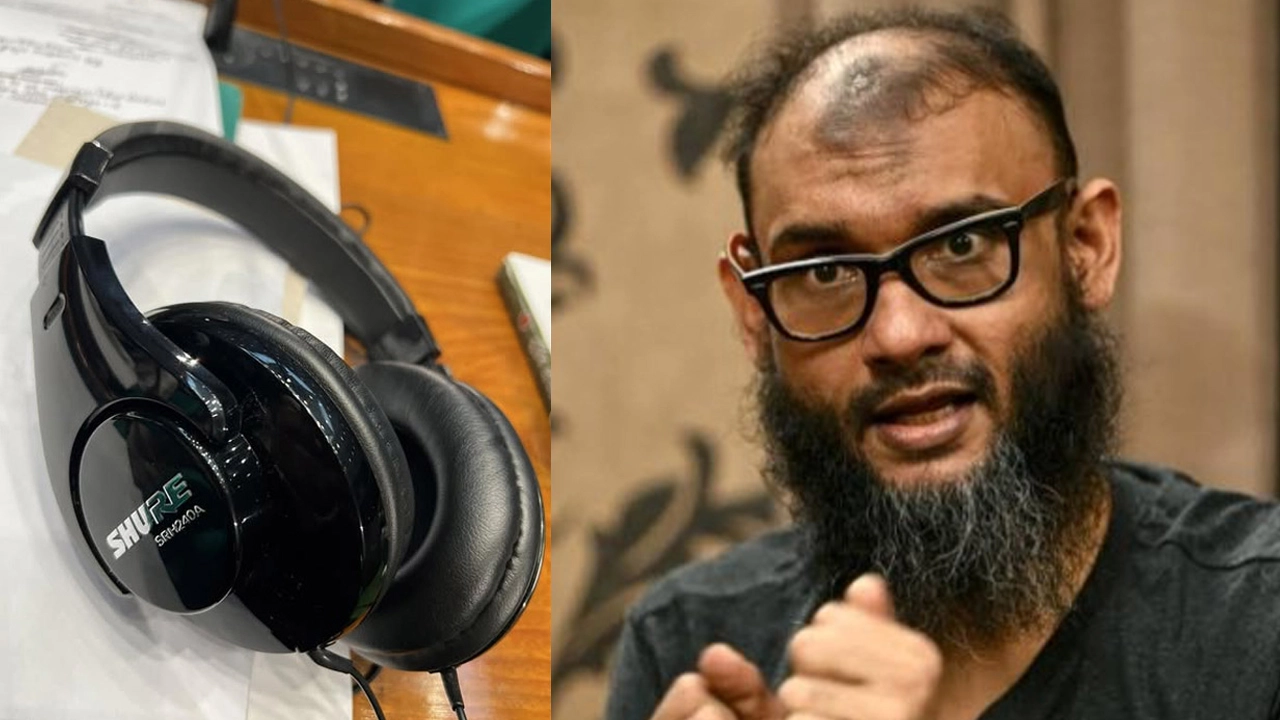 সংসদের হেডফোন ব্যবহার করে কান থেকে মাথা পর্যন্ত ব্যথা এমপি আরমানের