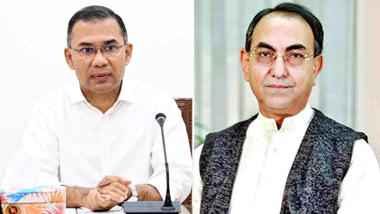 প্রধানমন্ত্রী তারেক রহমান ও বিএনপির স্থায়ী কমিটির সদস্য মির্জা আব্বাস