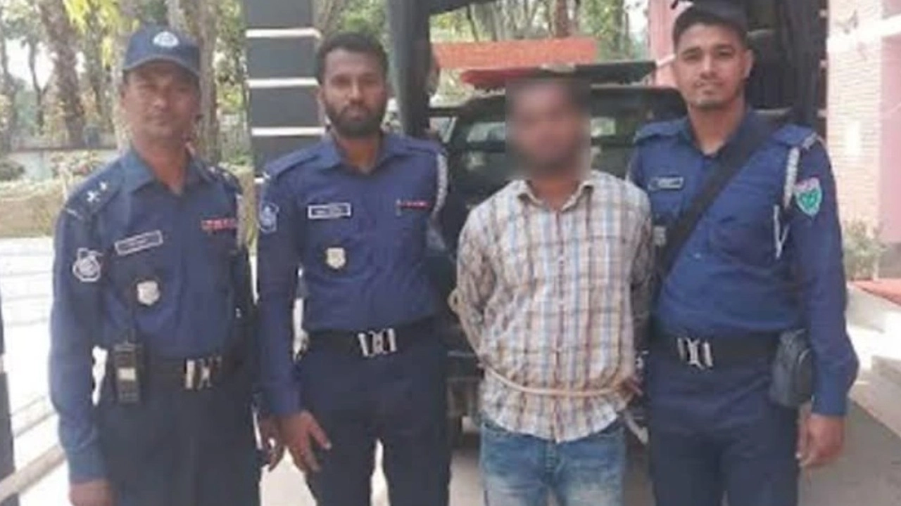 লাখাইয়ে পুলিশের হাতকড়া নিয়ে পালিয়ে যাওয়া আসামী ২৪ ঘণ্টার মধ্যে গ্রেপ্তার