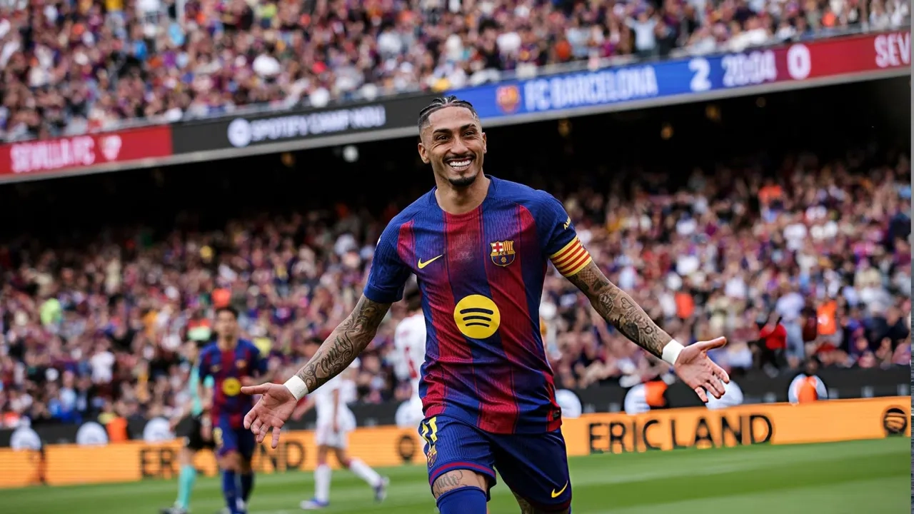 গোল উদযাপন করছেন রাফিনিয়া ।। ছবি: সংগৃহীত