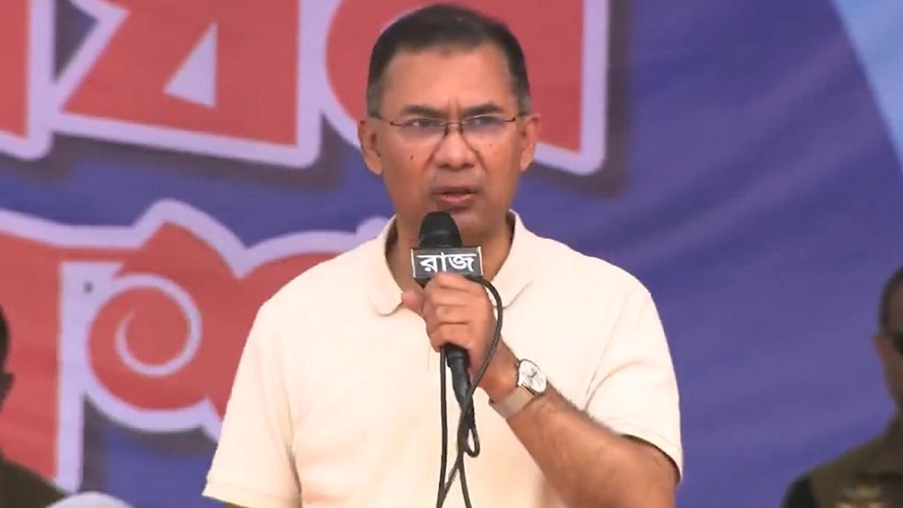 বক্তব্য রাখছেন প্রধানমন্ত্রী তারেক রহমান। ছবি: সংগৃহীত