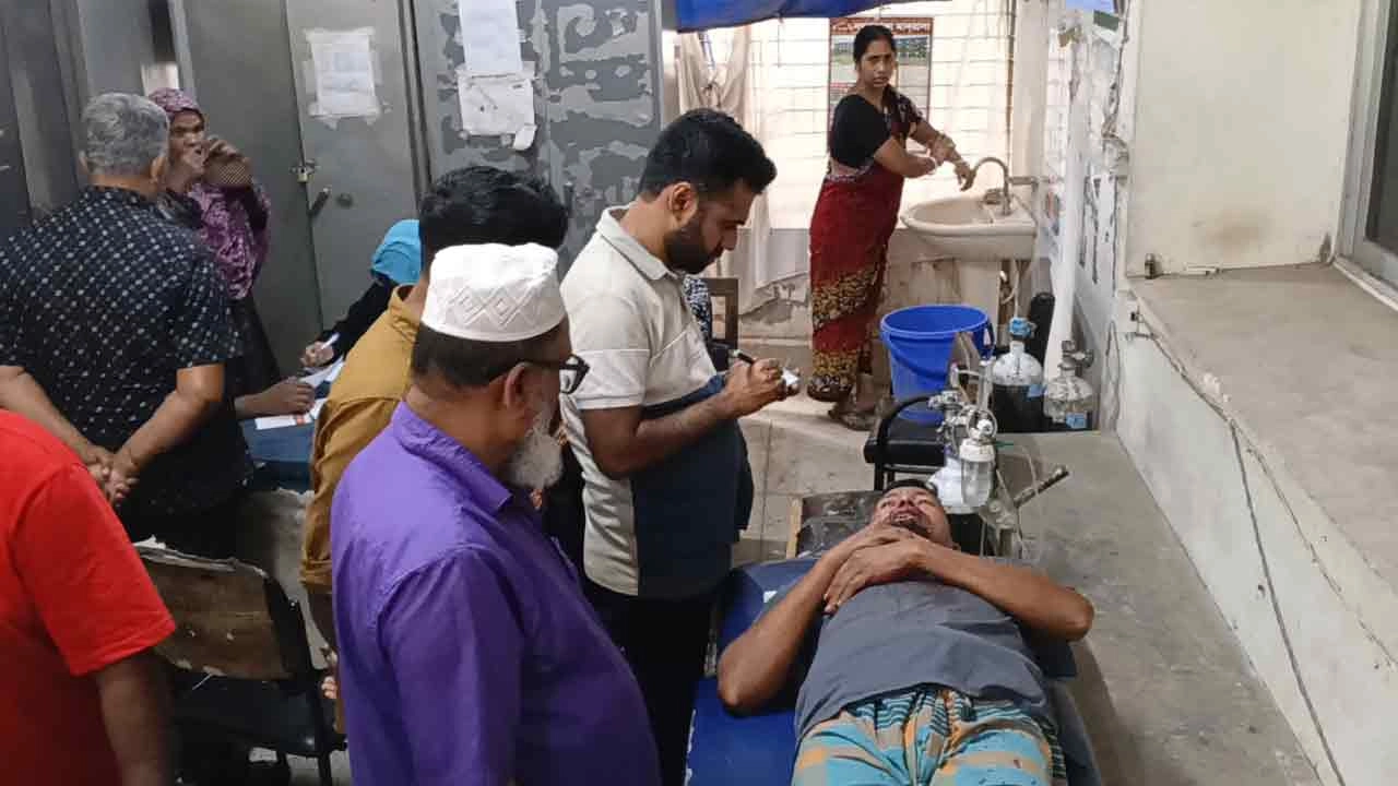 নগরকান্দায় তুচ্ছ ঘটনাকে কেন্দ্র করে দুই গ্রুপের মধ্যে সংঘর্ষ