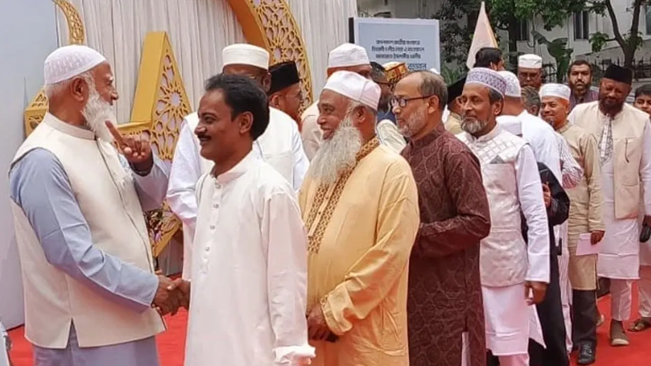 জামায়াত আমিরের শুভেচ্ছা বিনিময়