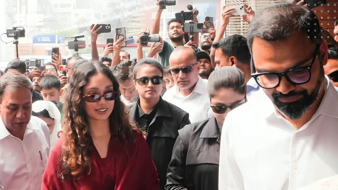 বাংলাদেশ বনাম পাকিস্তান ম্যাচে আমিনুল হকের সাথে জায়মা রহমান ।। ফাইল ছবি