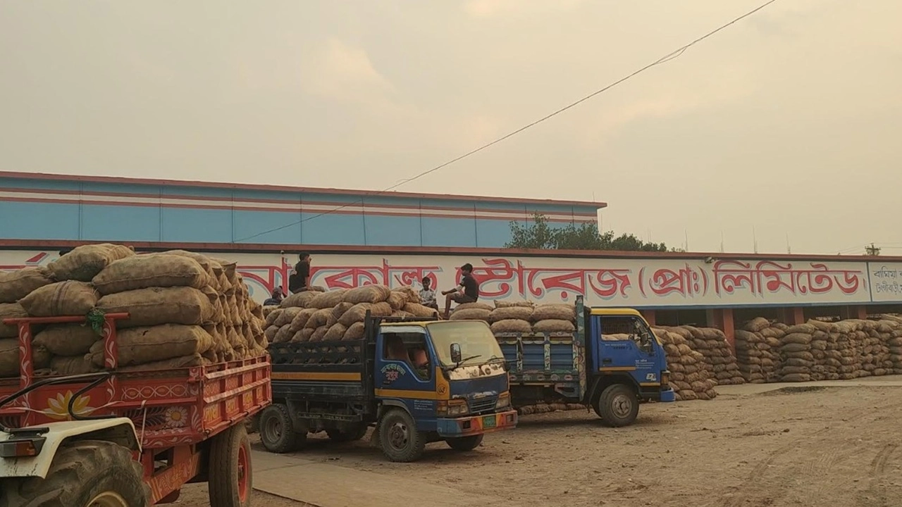 বাঘিয়া বাজার এলাকার মদিনা কোল্ড স্টোর