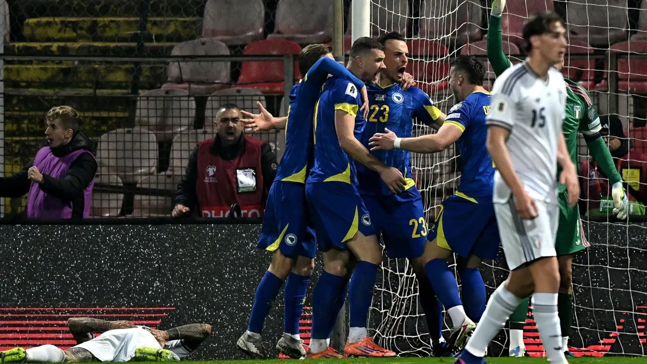 ইতালিকে হারিয়ে বিশ্বকাপের টিকিট কাটলো বসনিয়া ।। ছবি: সংগৃহীত
