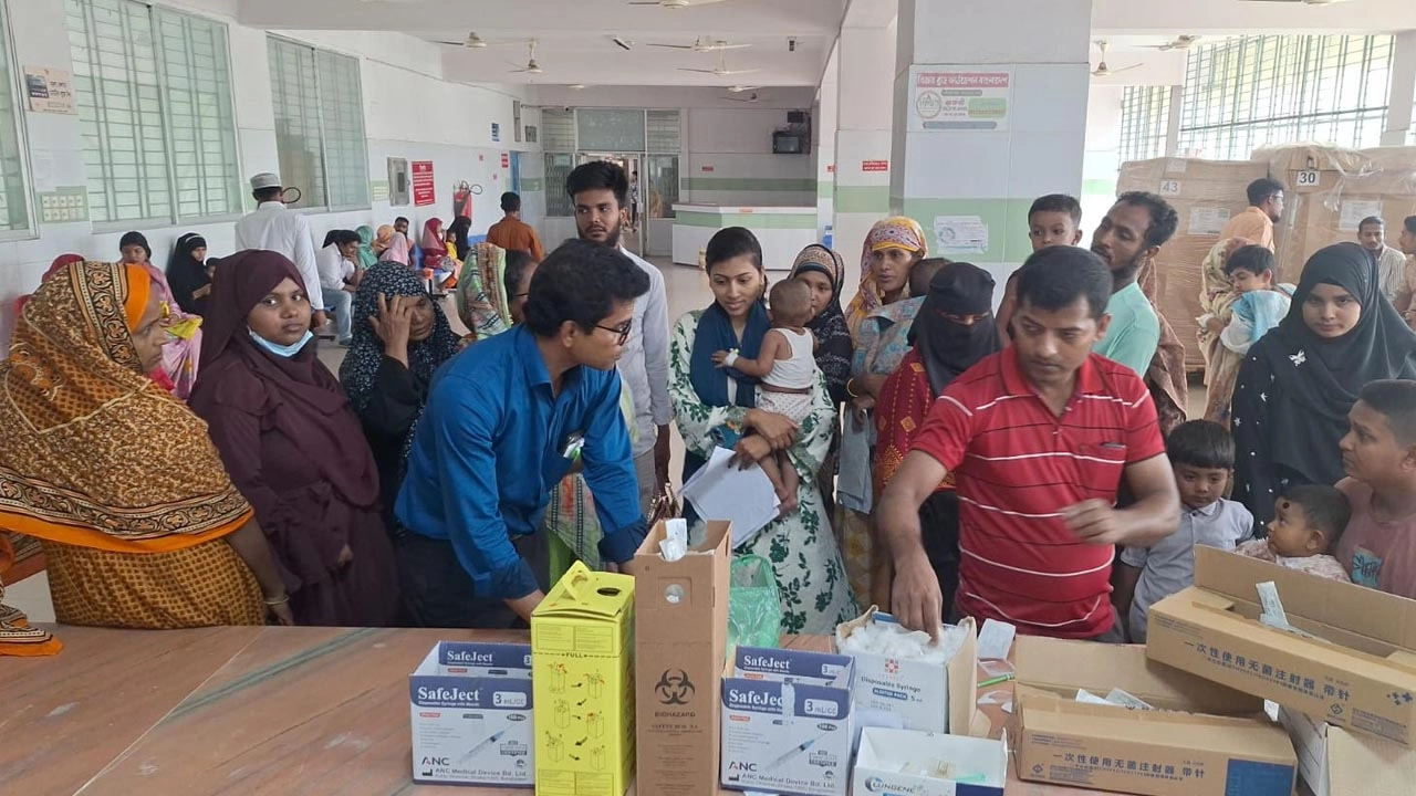 জেলার সদর উপজেলাকে হামের হটস্পট ঘোষণা করেছে সরকার