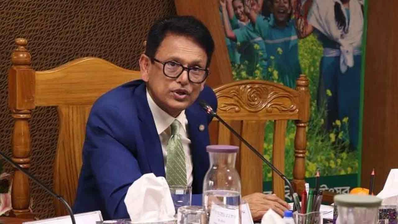 শিক্ষামন্ত্রী ড. আ ন ম এহছানুল হক মিলন