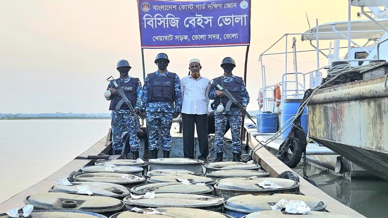 ভোলায় ৪ হাজার লিটার ডিজেলসহ আটক ১