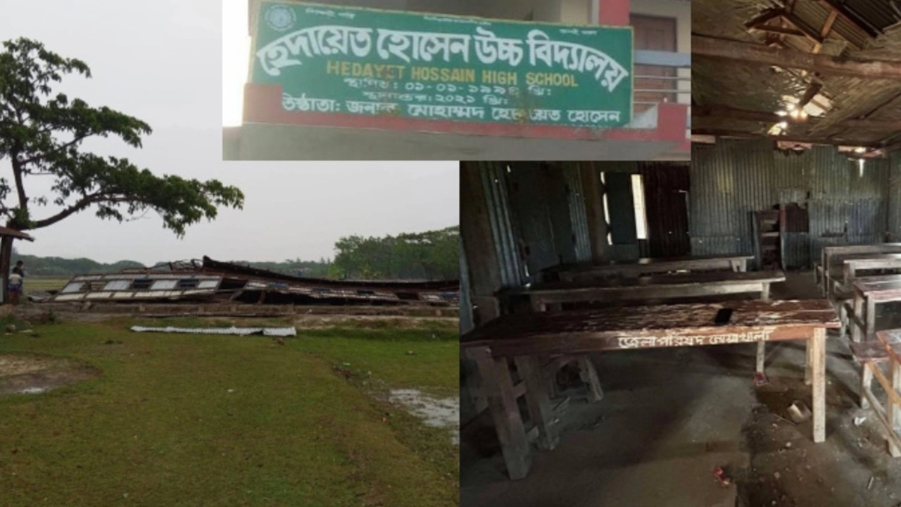 ধসে পরা বিদ্যালয়