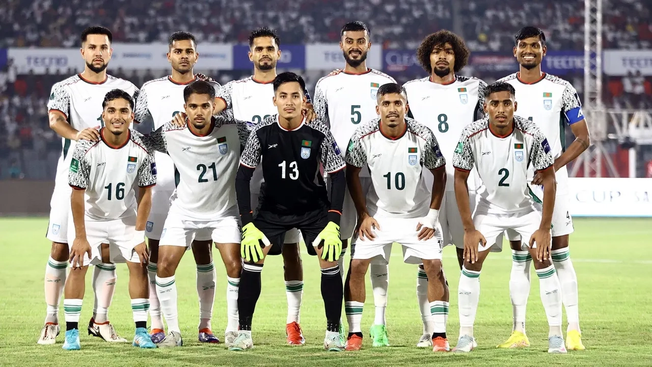 বাংলাদেশ জাতীয় ফুটবল দল ।। ফাইল ছবি