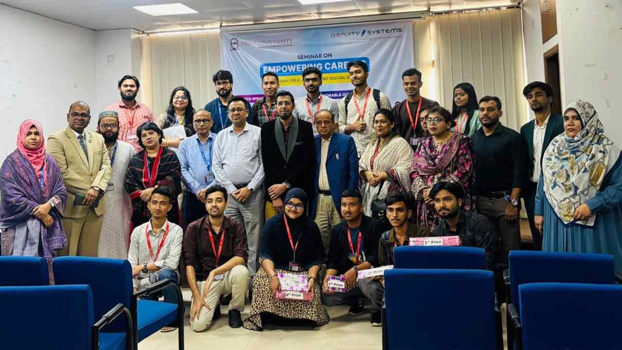প্রাইম বিশ্ববিদ্যালয়ে Empowering Careers through Freelancing and Digital Skills” শীর্ষক সেমিনা