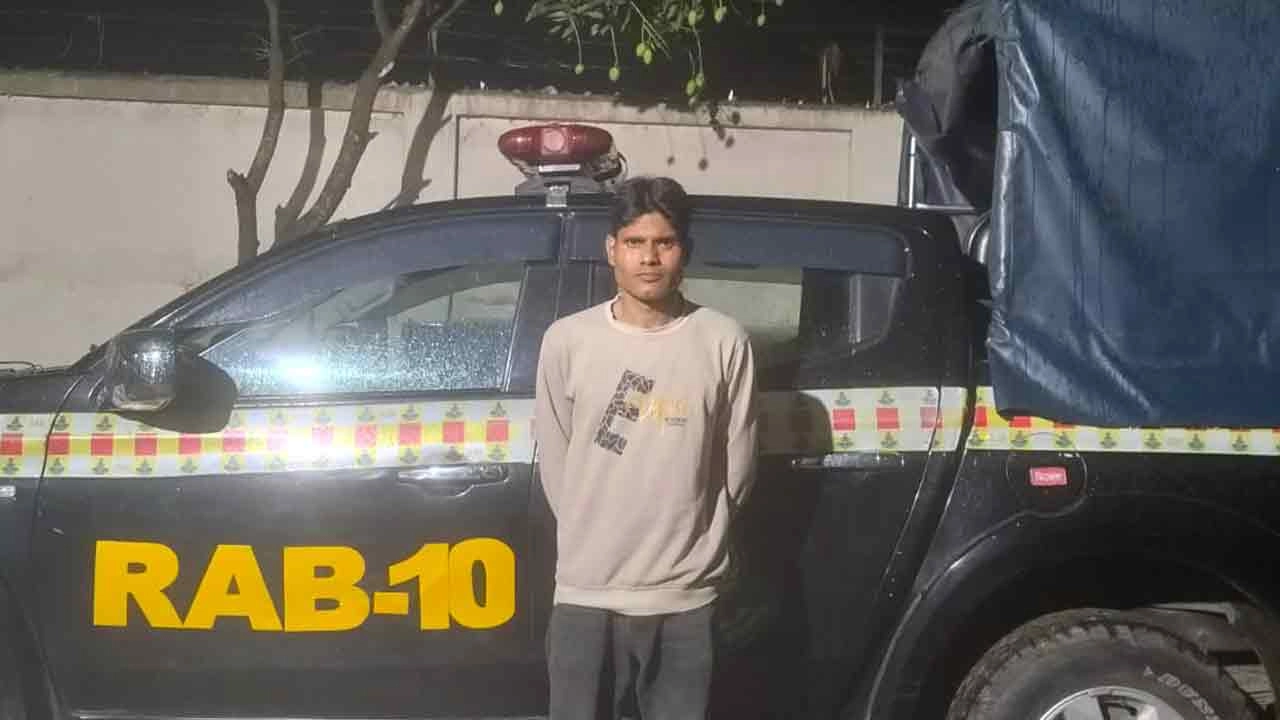 গ্রেপ্তারকৃত মো. শাওন মৃধা (৩৬)