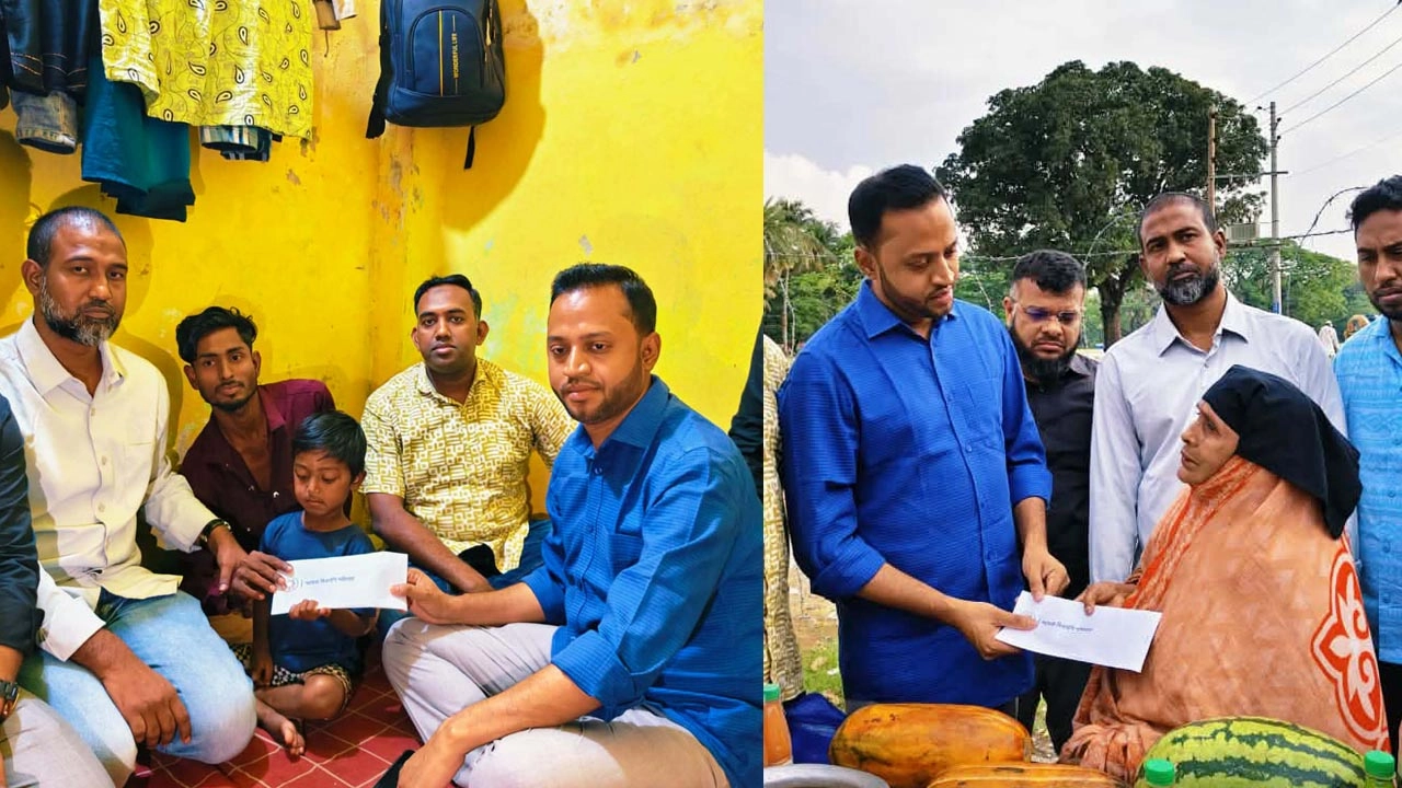 পাঁচ বছর বয়সী শিশু রাতুলের পরিবার ও বৃদ্ধা শাহানুর বেগমের সাথে সাক্ষাৎ করেছে প্রতিনিধি দল।