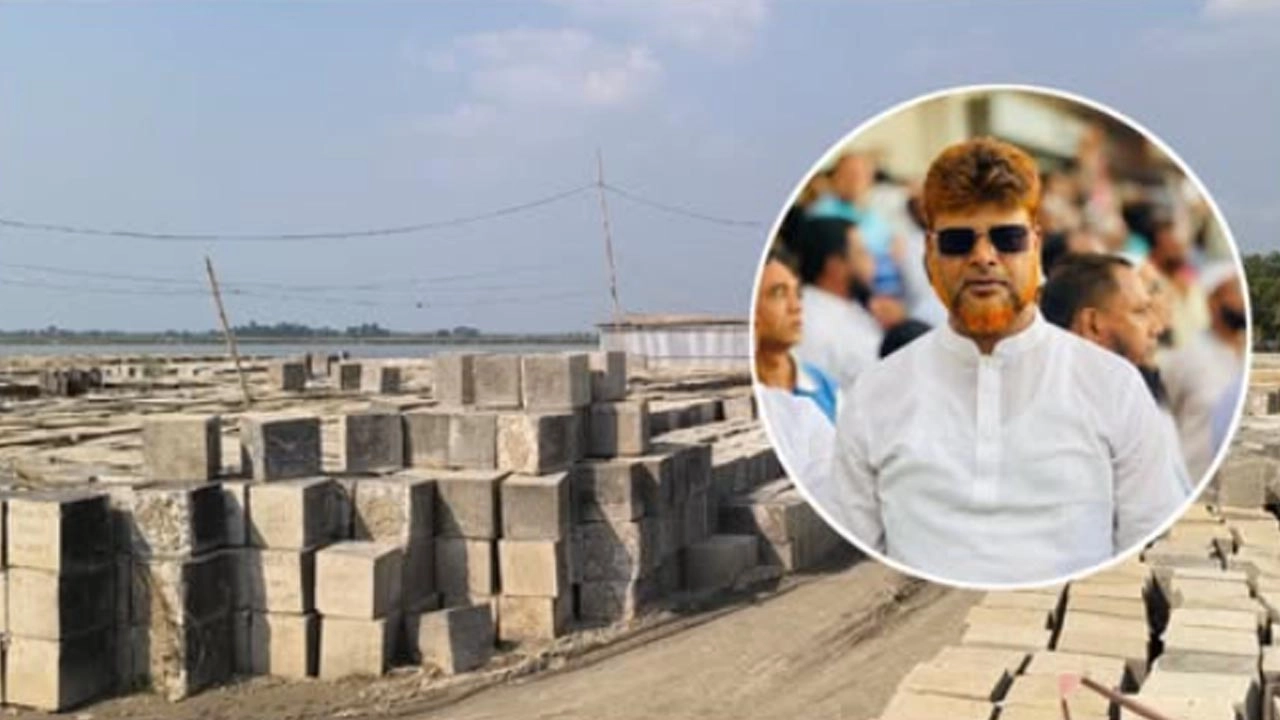 ইনসেটে স্থানীয় বিএনপি নেতা রফিকুল ইসলাম ফরাজী।