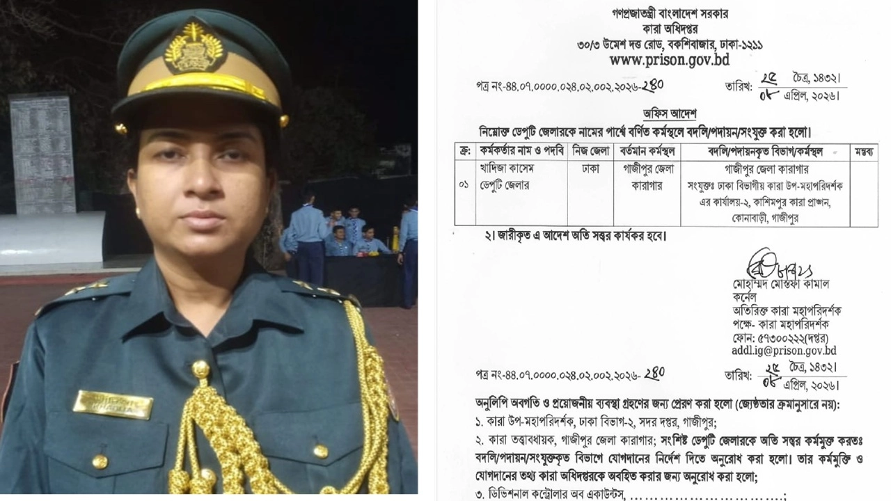 ডেপুটি জেলার খাদিজা কাসেম