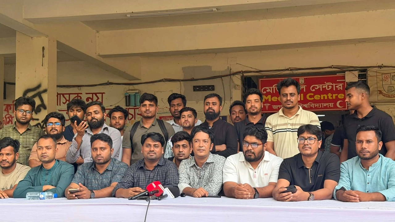 ছাত্রদলের সংবাদ সম্মেলন