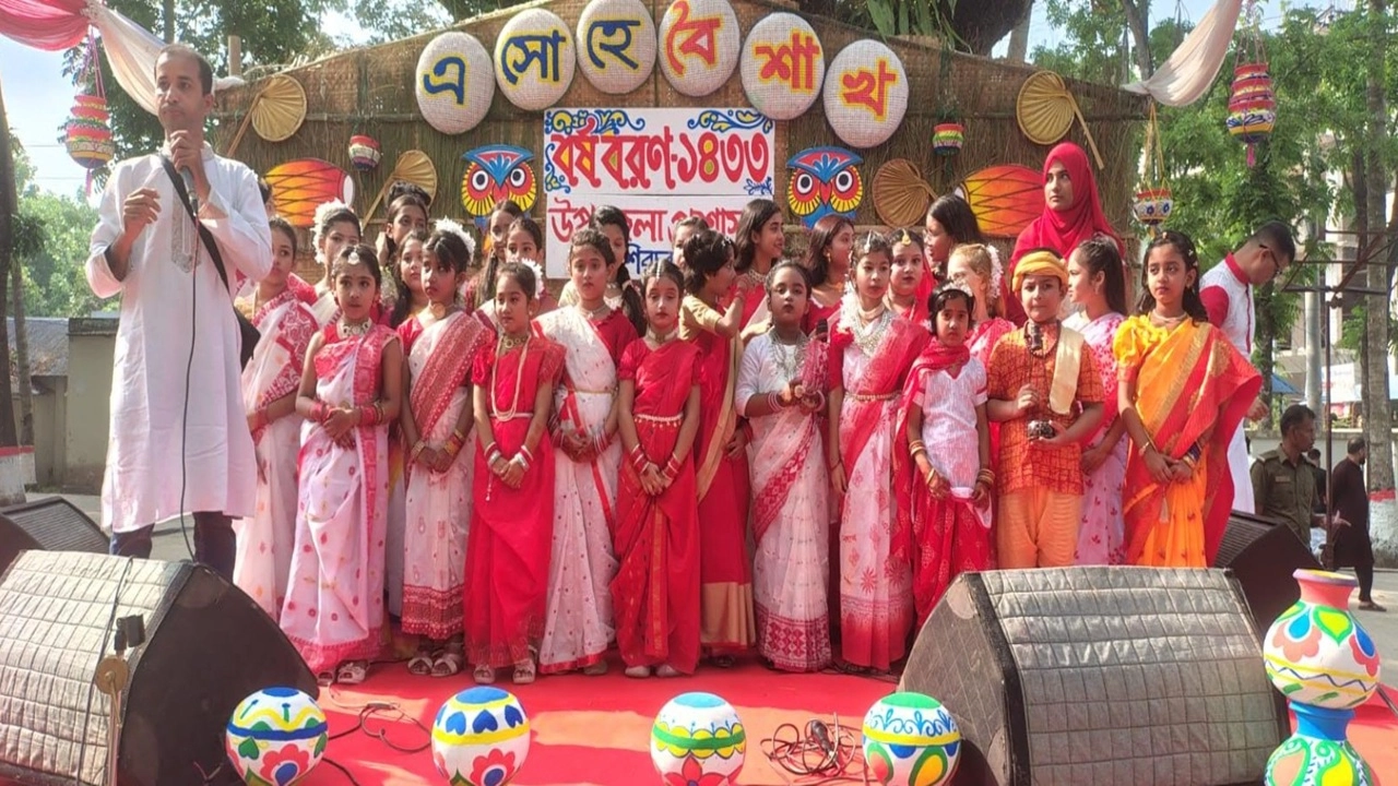 হারানো ঐতিহ্য আর প্রাণের স্পন্দনে শিবচরে বাংলা নববর্ষ উদযাপিত
