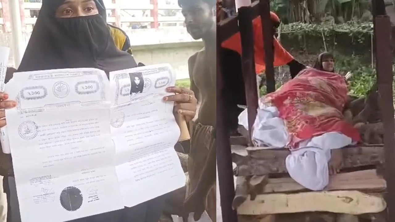 মৃত ব্যক্তি সুব্রত পোদ্দার কানু (কাজী সোহাগ) ও তার স্ত্রী