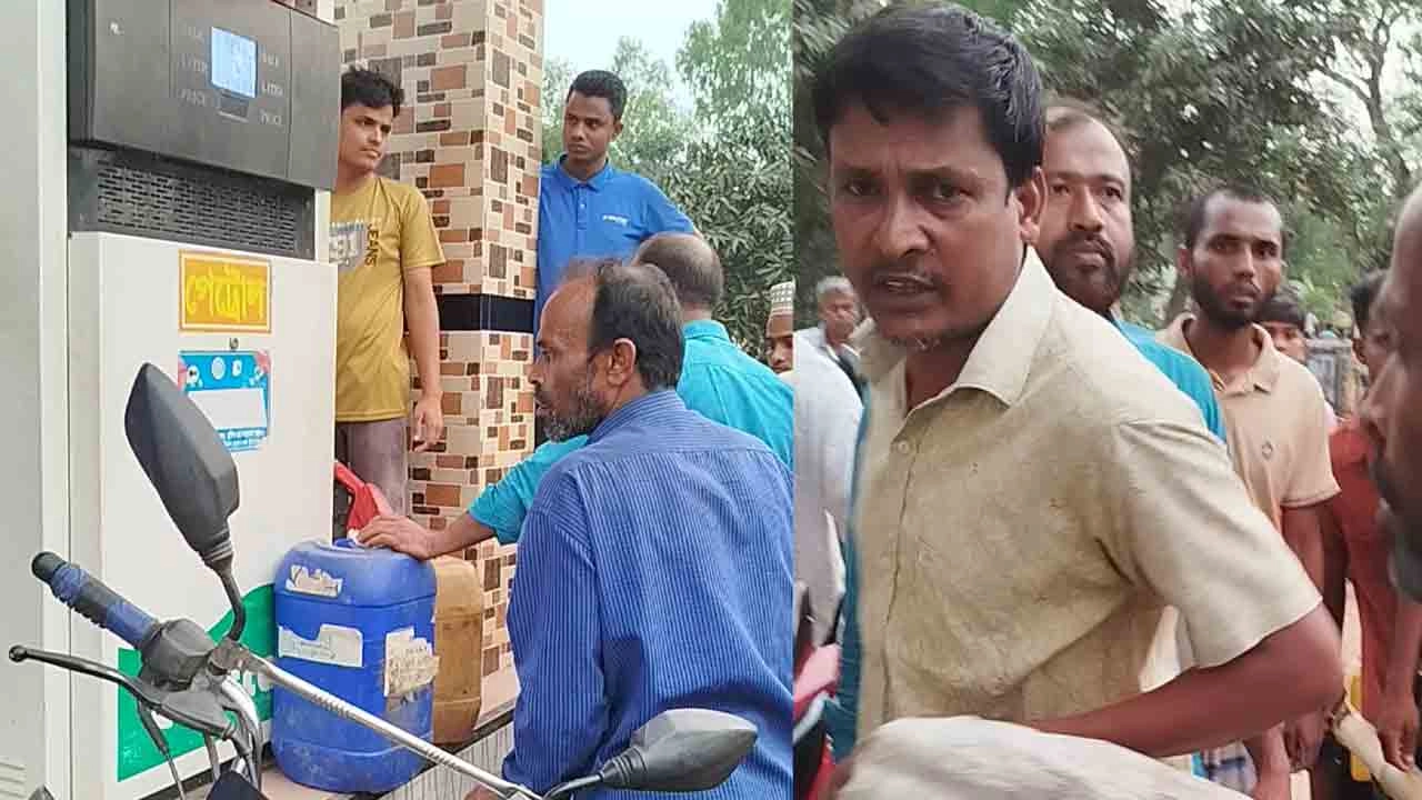 রংপুরের পীরগঞ্জে খালাশপীর ফিলিং স্টেশনকে ঘিরে তেল সরবরাহে অনিয়ম