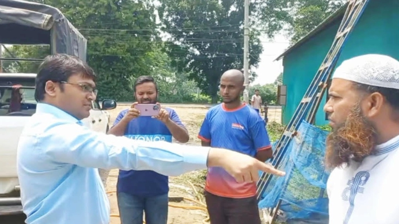 নবীনগরে এলপিজি গ্যাসের গোডাউনে ভ্রাম্যমাণ আদালতের অভিযান