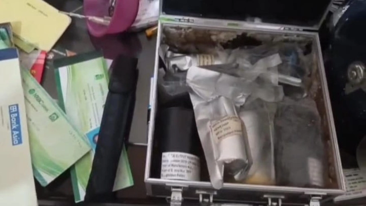 সাউন্ড গ্রেনেডসহ পুলিশি সরঞ্জাম উদ্ধার